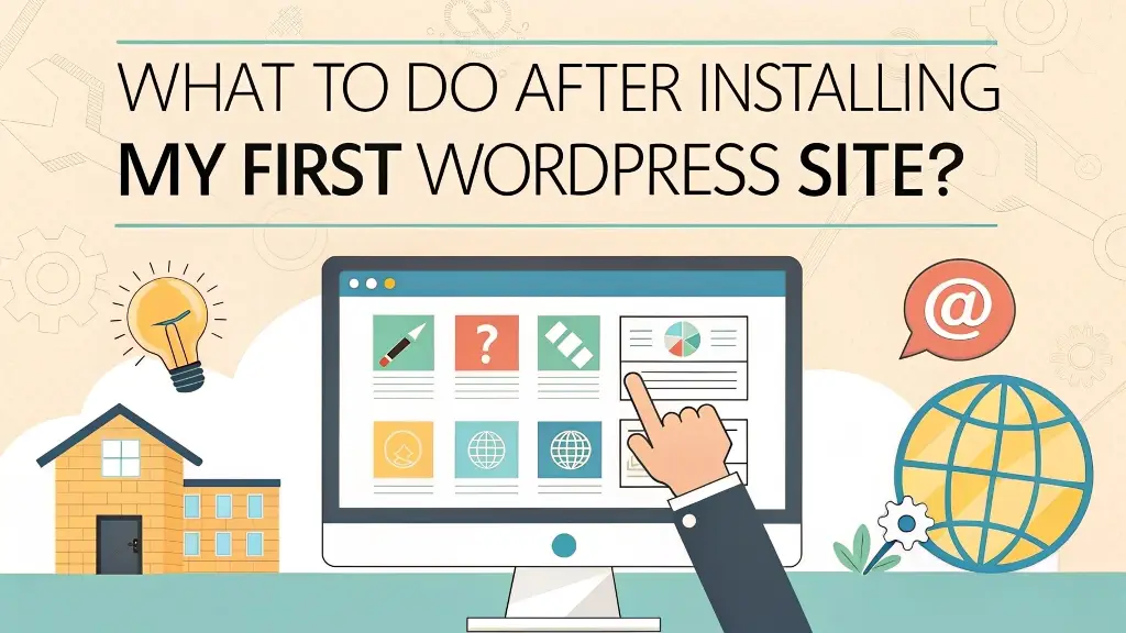 What to Do After Installing  My First WordPress Site?
