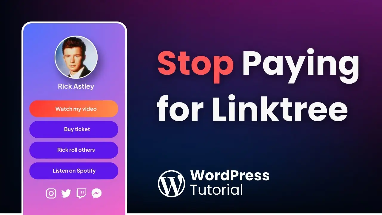 How to Build Bio Links in WordPress for Free