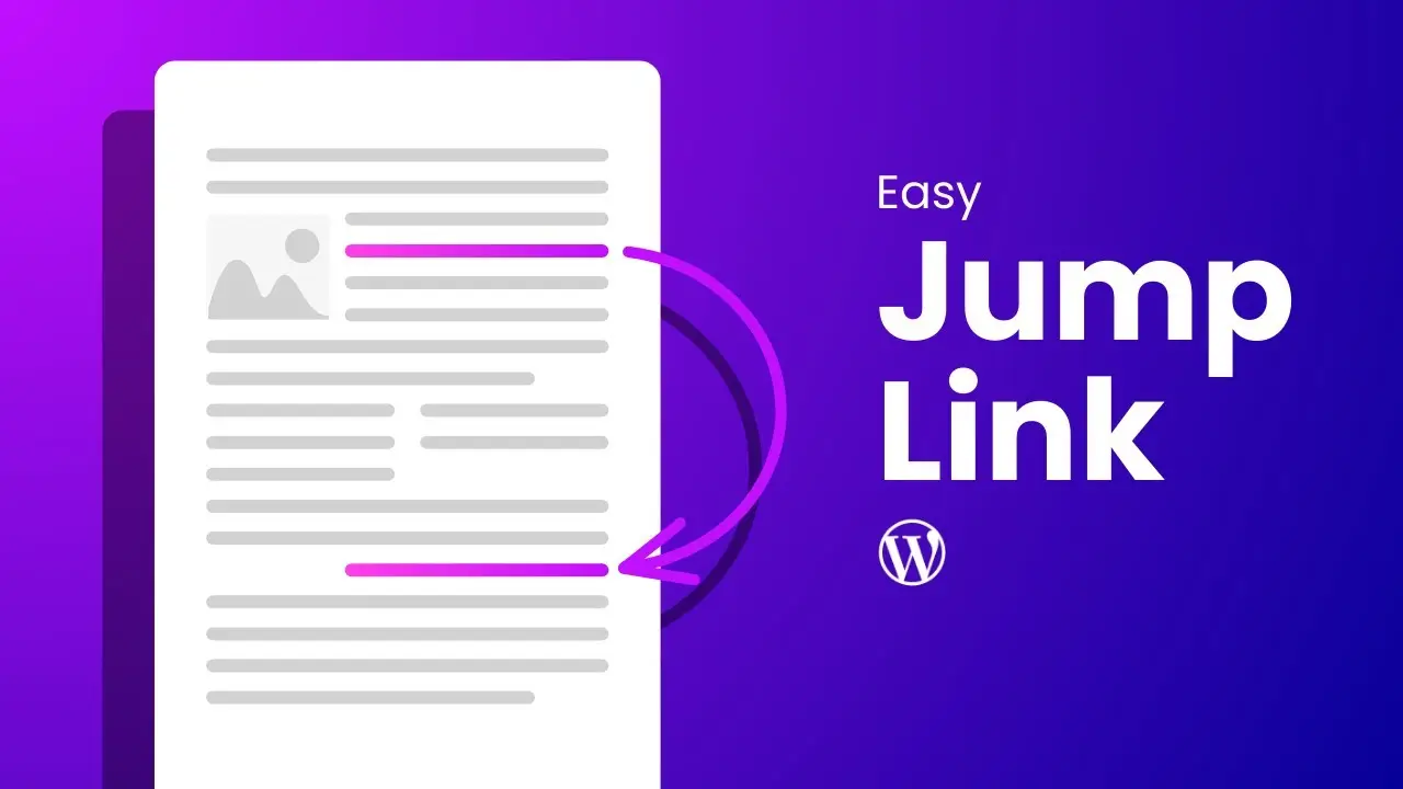 How to Create a Jump Link in WordPress