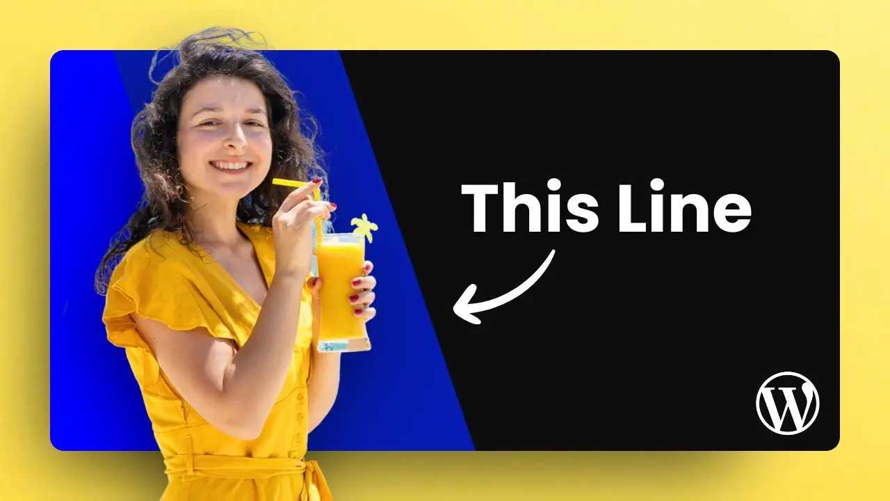 How to Create a Separated Color Effect Using Gradient Feature in WordPress